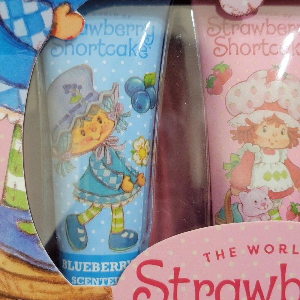 Strawberry Shortcake Scented Hand Lotion 3 PC Set Blueberry Orange‎ Blossom NEW